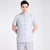 Chemise de Kung Fu traditionnelle chinoise en lin à manches courtes Top Tai Chi