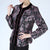 Round Neck Floral Brocade Tradtional Chinese Jacket