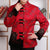 Traditional Chinese Style Wool Blend Wadded Jacket Mother's Coat
