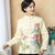 Lotus Pattern Signature Cotton Traditional Chinese Jacket