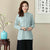 Signature Cotton Mandarin Collar Traditional Chinese Blouse