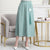 Signature Cotton Tea Length Chinese Style Skirt with Tassel