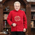 Mandarin Collar Auspicious Embroidery Corduroy Traditional Chinese Jacket