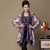 Open Front Floral Linen Chinese Style Wind Coat