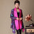 Open Front Floral Linen Chinese Style Wind Coat