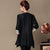 Asymmetric Hem Silk & Linen Chinese Style Women's Wind Coat