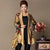 Open Front Floral Silk & Linen Chinese Style Wind Coat