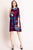 Beijing Opera Pattern Half Sleeve A-line Dress