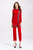 Long Sleeve Round Neck Floral Edge Chinese Suit