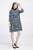 3/4 Sleeve Modern Cheongsam Mini Floral A-line Dress