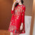 3/4 Sleeve Knee Length Folded Floral Print Chinese Style Casual Dress Boho Dress