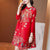 Manches 3/4 Longueur Genou Plié Imprimé Floral Robe Décontractée De Style Chinois Robe Boho