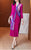 3/4 Ärmel V-Ausschnitt Gefaltet Floral Chinese Style Casual Dress Boho Dress