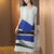 Half Sleeve Round Neck Folded Chinese Style Casual Dress Boho Dress