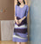 Half Sleeve Round Neck Folded Chinese Style Casual Dress Boho Dress