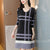 Half Sleeve Round Neck Folded Chinese Style Casual Dress
