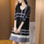 Half Sleeve Round Neck Folded Chinese Style Casual Dress