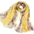 Scialle con foulard floreale orientale in vera seta tutto abbinato