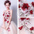 Oriental Style Wedding Dress with Ball Gown Skirt Floral Embroidery