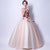 Oriental Style Wedding Dress with Ball Gown Skirt Floral Embroidery