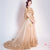 India Style Wedding Dress with Lace Shawl Gold Sequins Chapel Train