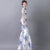 Blue & White Porcelain Mermaid Cheongsam Chinese Style Wedding Dress