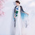 Lotus Embroidery Cheongsam Mermaid Evening Dress with Chiffon Sleeve