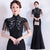 Cheongsam Spitzen-Meerjungfrau-Abendkleid mit künstlichen Diamanten