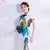 Peacock Embroidery Appliques Cheongsam Top Mermaid Evening Dress