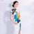 Peacock Embroidery Appliques Cheongsam Top Mermaid Evening Dress