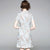 Cheongsam Top Floral Embroidery & Appliques Chinese style Penci Dress