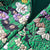 Half Sleeve Cheongsam Top Bubble Skirt Floral Dress