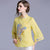 Mandarin Sleeve Peacock Embroidery Chinese Style Casual Coat
