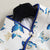 Long Sleeve Butterflies Pattern Fancy Cotton Cheongsam Chinese Dress
