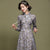 Key Hole Neck Illusion Sleeve Cheongsam Top Chinese Dress