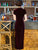 Keyhole Neck Full Length Velvet Cheongsam Chinese Dress with Sequins