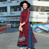 Cheongsam Top Floral Lace Tea Length Ao Dai Dress