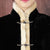 Chaqueta acolchada de mujer de estilo chino con borde de piel de cuello alto