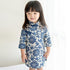 Knielanges Cheongsam-Kleid für Kinder aus 100% Baumwolle mit Blumenmuster