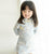 Knielanges, charakteristisches Cheongsam-Kleid aus Baumwolle mit Blumenmuster für Kinder