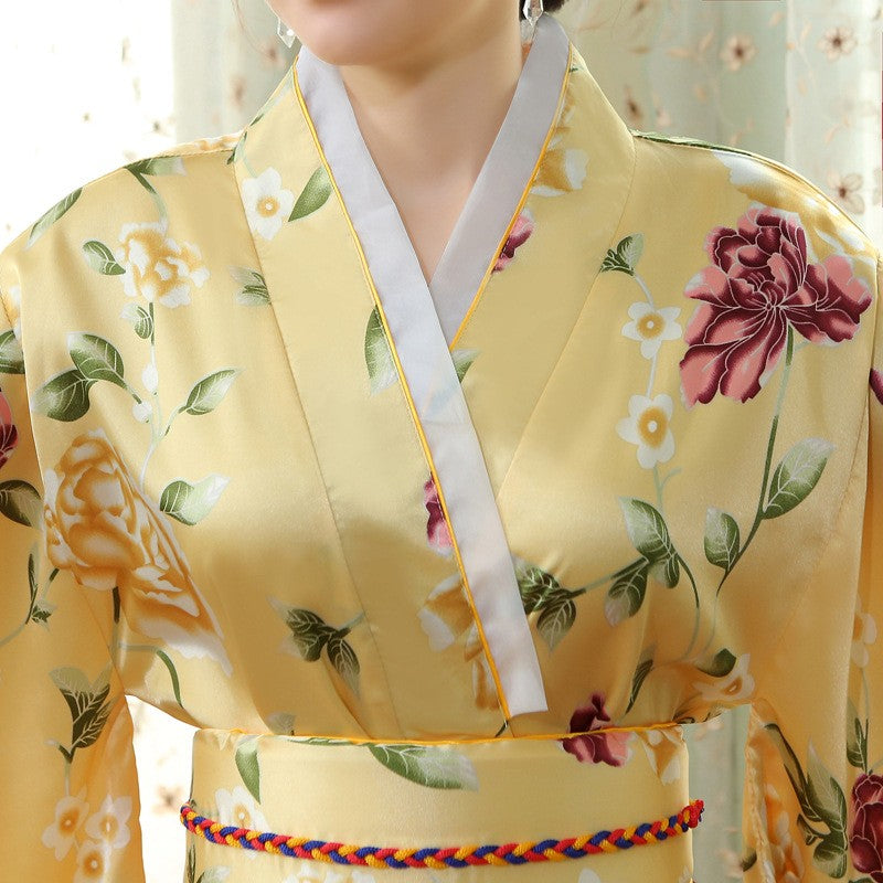 Japanese Kimono Costume Robe Vintage Yukata – IDREAMMART