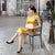 Full Length Floral Silk Blend Cheongsam Chinese Dress with Strap Buttons