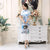 Cheongsam Top Full Length Ao Dai Two-piece Dress with Handmade Drawing