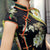 Cap Sleeve Tea Length Floral Silk Blend Cheongsam Chinese Dress