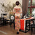 Cap Sleeve Full Length Floral Silk Blend Cheongsam Chinese Dress
