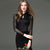 Real Silk Long Sleeve Mandarin Collar Chinese Style Blouse