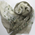 Schal aus echter Seide mit orientalischer Blumenstickerei