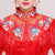 Traditional Chinese Wedding Suit with Peony Embroidery & Tassels