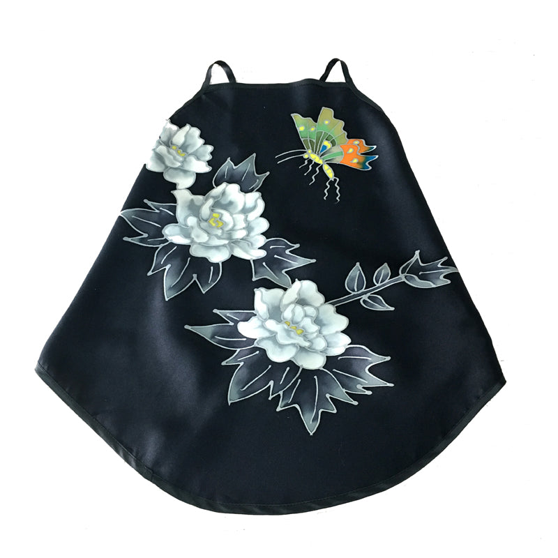 Sexy Butterfly & Flowers Real Silk Bellyband Halter Top Chinese Dudou