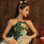 Sexy modello di loto in vera seta con fascia all'americana all'americana, Dudou cinese
